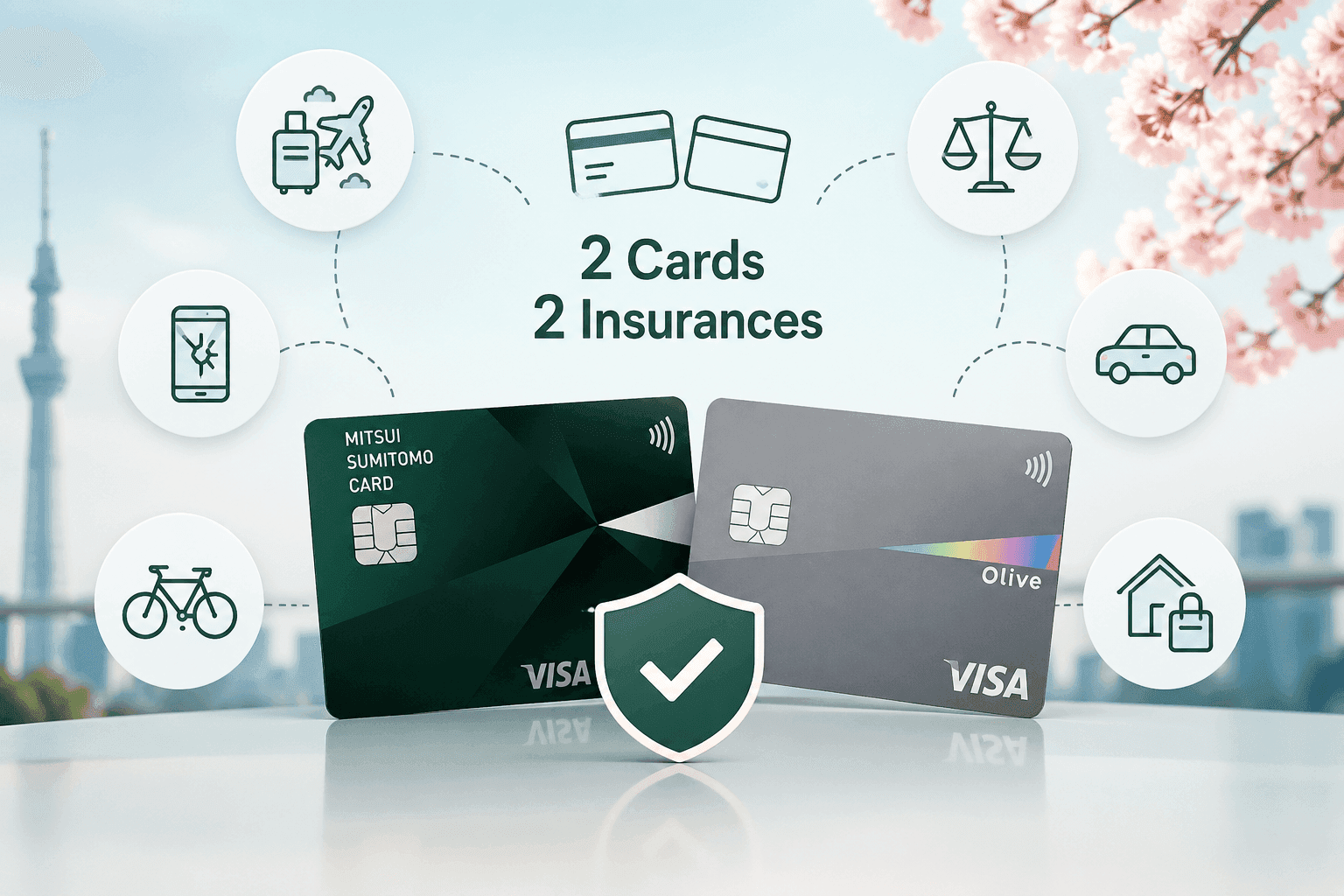 SMBC NLとOliveで無料保険を2つもらう方法