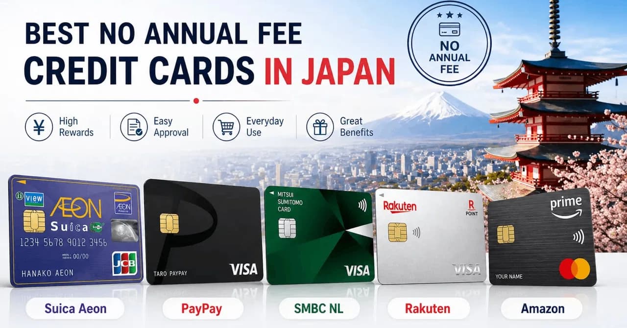 年会費無料のおすすめクレジットカード5選
