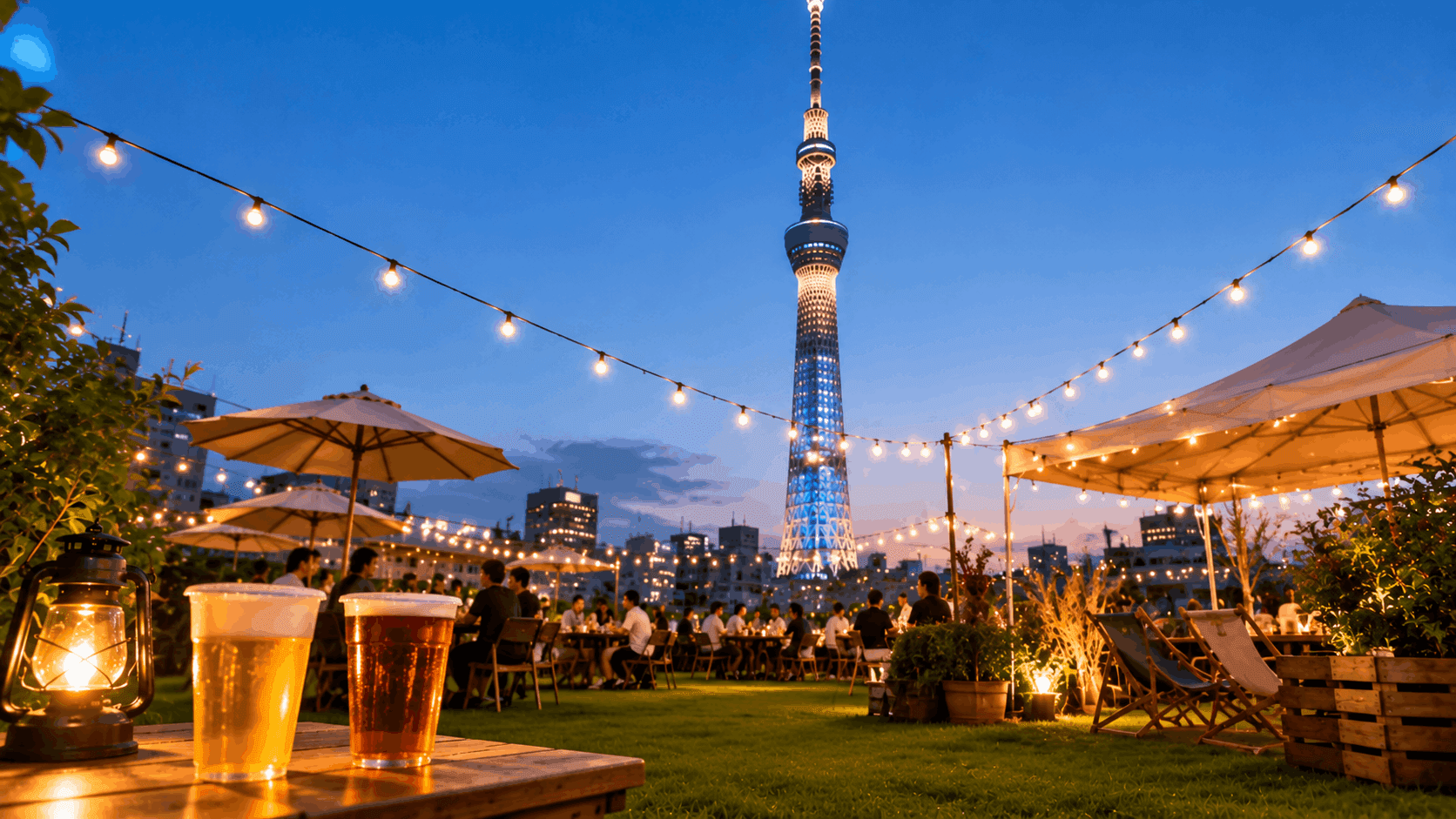 東京スカイツリータウン サマービアフェスタ 2026：タワー下の芝生で楽しむビアガーデン＆BBQ