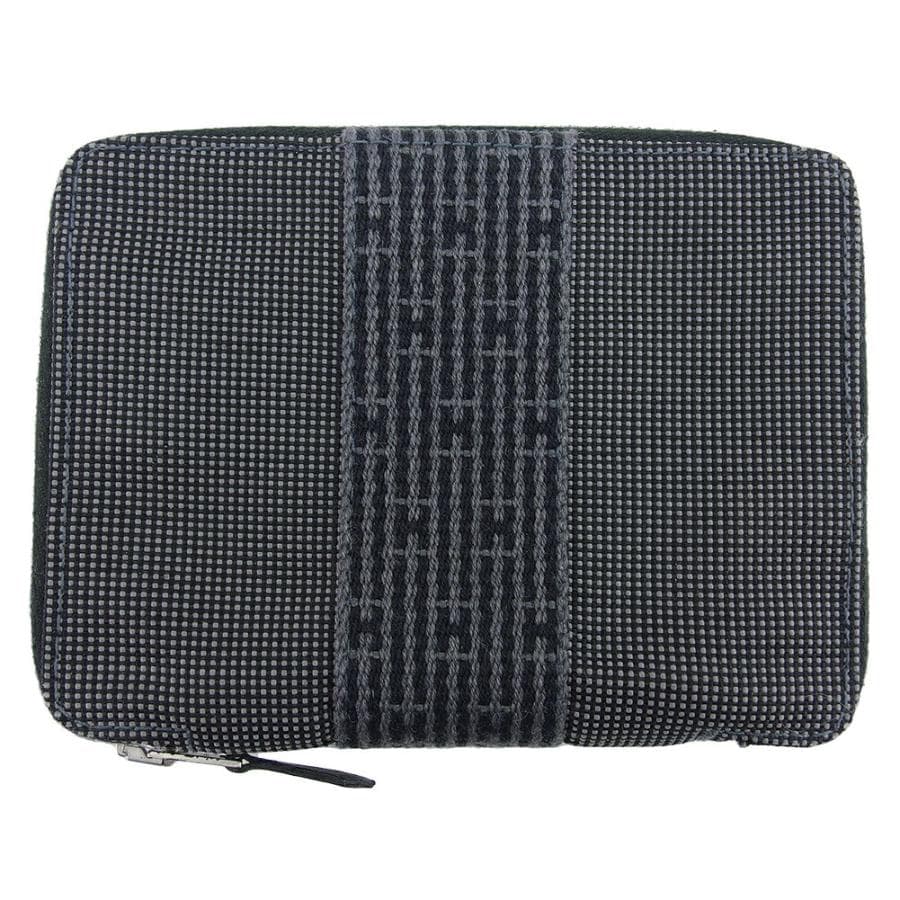 【週末タイムセール★30％OFF】エルメス 手帳カバー ミニサイズ レディース メンズ アジェンダ エールライン グレー 灰色 ブラック 中古