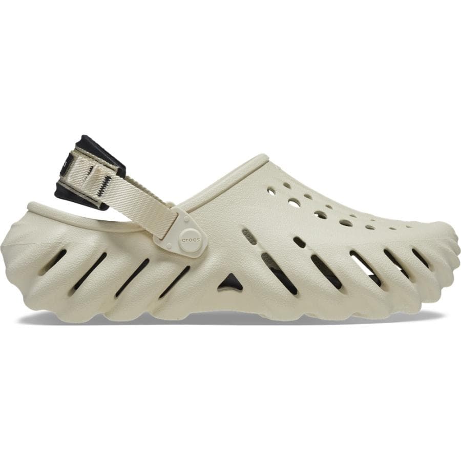 セール 50%OFF crocs クロックス 国内正規品 207937 Echo Clog Bone/Black 2yj エコー クロッグ サンダル ボーン アイボリー アウトレット SALE 半額