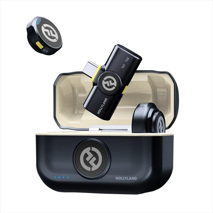 Hollyland Lark M2 with USB-C Plug (Duo,Shine Charcoal) USB-Type-C端子付製品用 /黒【5月セール】