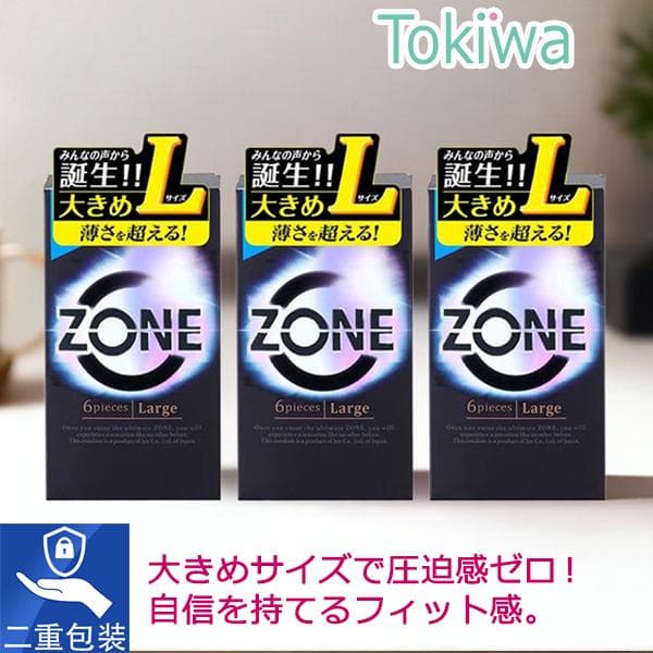 ZONE ゾーン コンドーム Lサイズ 6個入×4個