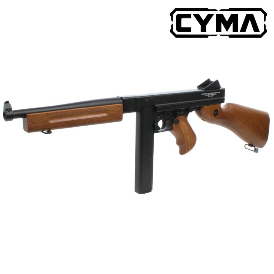 CYMA Thompson M1A1 Full Metal Electric Gun Fake Wood
