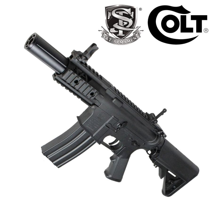 S&T ARMAMENT M4 FF3.5インチ SD チャレンジャーライン G3 電動ガン BK（COLT刻印）電子トリガー