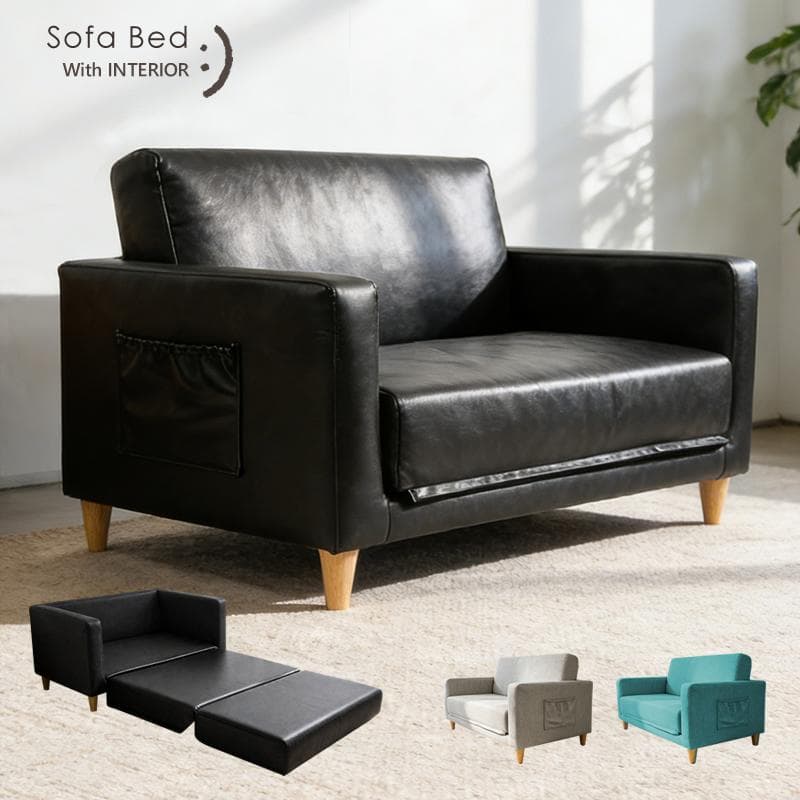 Sofa Bed (Sofa Bed) Single 2-Seater Foldable b473-2p