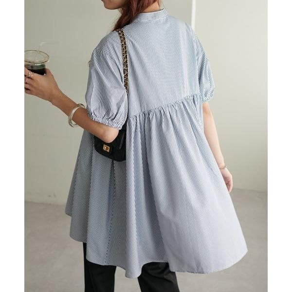 ブラウス シャツ 「新色追加!/WEB限定」ティアードギャザーチュニック レディース
