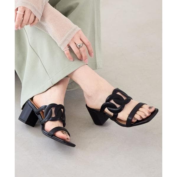 サンダル 「HIMIKO」「ZOZOTOWN限定」カットワークミュールサンダル/650201 レディース