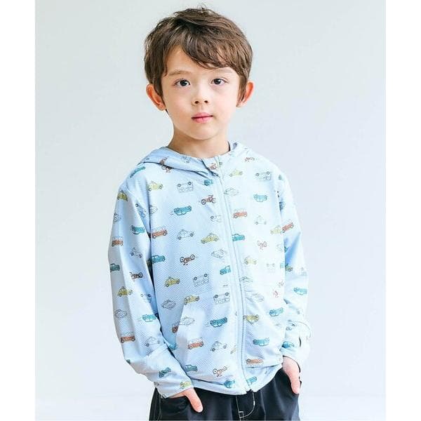 パーカー 「UVカット」ひんやりUVパーカー キッズ 子供服 男の子 女の子