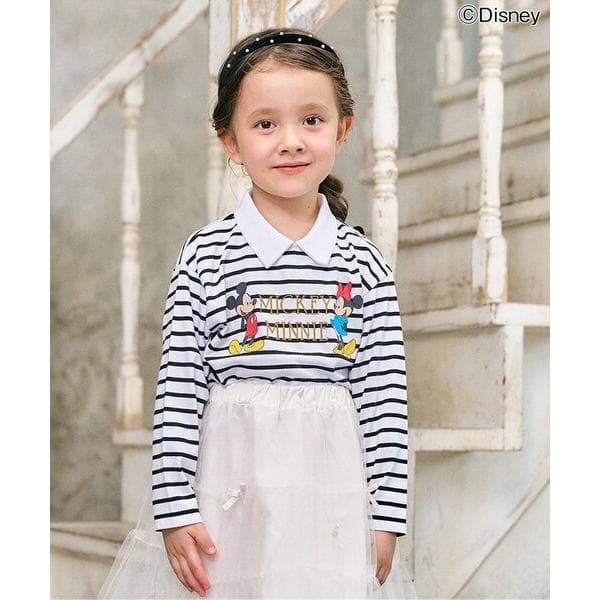 tシャツ ディズニーキャラクター衿付きＴシャツ キッズ 子供服 男の子 女の子