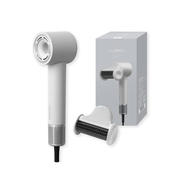 サロニア SALONIA サロニア スムースシャインスマートドライヤー ヘアドライヤー 大風量 速乾 マイナスイオン