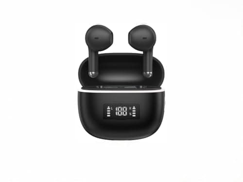 Bluetoothイヤホン ワイヤレスイヤホン IPX7防水 最大60時間再生 2026年最新Bluetooth6.0ブルートゥースイヤホン 全音域HIFI音質低遅延接続瞬時 片耳/両耳 WEB会議/運動/ゲーム/通学通勤/スポーツ/音楽用iPhone/Android対応 （001 black）