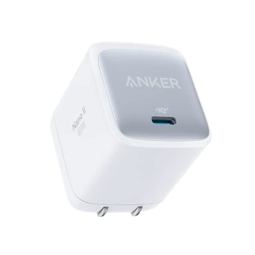 【新品】１週間以内発送 Anker Nano II 65W (PD 充電器 USB-C) MacBook PD対応Windows PC iPad iPhone スマートフォン (ホワイト)