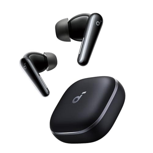Anker Soundcore Liberty 5（Bluetooth 5.4）【完全ワイヤレスイヤホン/ウルトラノイズキャンセリング 3.5 / 3Dオーディオ / Dolby Audio対応/ワイヤレス充電/マルチポイント接続/外音取り込み / 最大48時間再生 / ハイレゾ / IP55 防塵・防水規格/PSE技術基準適合】ミッドナイトブラック