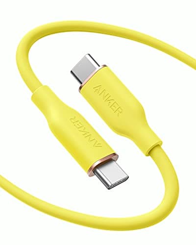 Anker PowerLine III Flow USB-C & USB-C ケーブル (1.8m レモンイエロー)