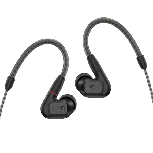 【Amazon.co.jp限定】 ゼンハイザー（Sennheiser）イヤホン 有線 IE 200 エージング音源セット ブラック ダイナミック カナル型 TrueResponseトランスデューサー ブレードケーブル イヤーフック イヤフォン デュアルチューニングシステム 【国内正規品】