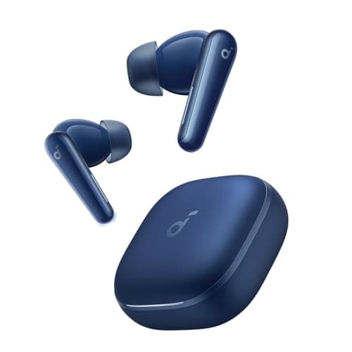 Anker Soundcore Liberty 5（Bluetooth 5.4）【完全ワイヤレスイヤホン/ウルトラノイズキャンセリング 3.5 / 3Dオーディオ / Dolby Audio対応/ワイヤレス充電/マルチポイント接続/外音取り込み / 最大48時間再生 / ハイレゾ / IP55 防塵・防水規格/PSE技術基準適合】ディープブルー