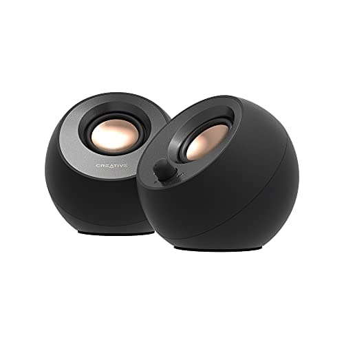 CREATIVE Pebble V3 ブラック USB/Bluetooth 3.5mm 45度上向きスピーカー
