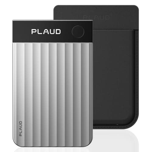 Plaud Note Pro AIボイスレコーダー 文字起こし 5m収音 極薄 ディスプレイ搭載 ハイライト機能 シルバー