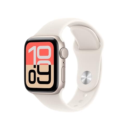Apple Watch SE 3(GPSモデル)- 40mmスターライトアルミニウムケースとスターライトスポーツバンド - S/M