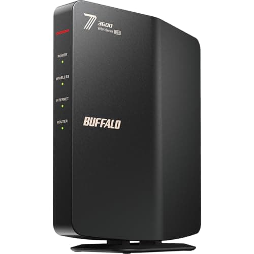 ● BUFFALO Wi-Fi ルーター WSR3600BE4P/NBK 無線LAN親機 Wi-Fi 7 11be デュアルバンド 2882+688Mbps エコパッケージ バッファロー