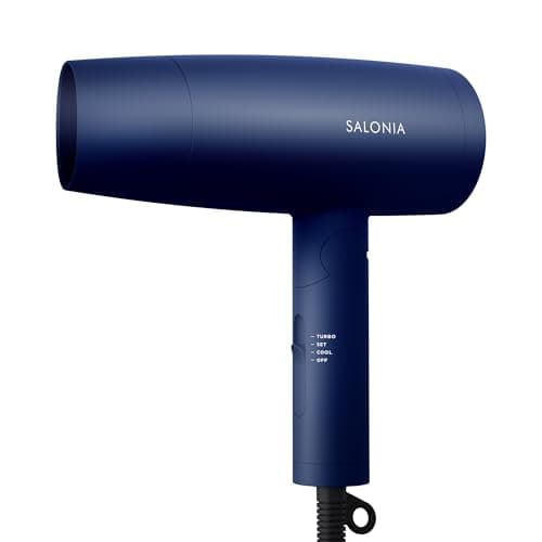 SALONIA サロニア スピーディーイオン ドライヤー ネイビー 【Amazon.co.jp限定】