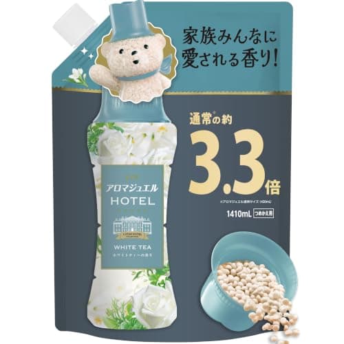 Lenor レノア ハピネス アロマジュエル 香り付け専用ビーズ ホワイトティー 詰め替え1410mL