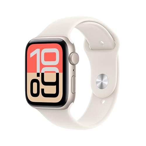 Apple Watch SE 3(GPSモデル)- 44mmスターライトアルミニウムケースとスターライトスポーツバンド - S/M