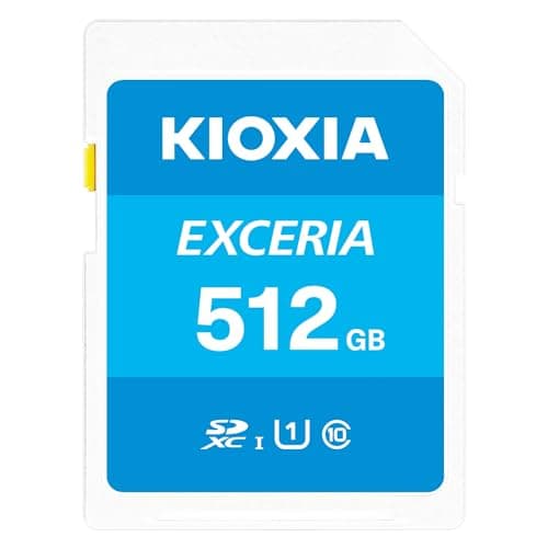 KIOXIA SD Card 512GB SDXC UHS-I Class 10 KLNEA512G