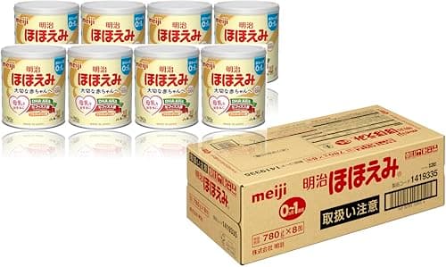 Meiji Hohomi 780g×8 Cans Powder 0 months–1 year