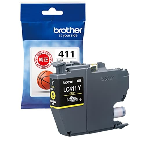 ブラザー純正 ブラザー工業(Brother Industries) インクカートリッジイエロー LC411Y 対応型番:DCP-J926N、