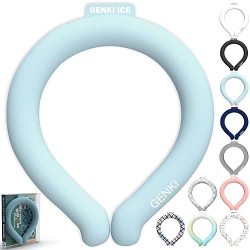 Genki Ice Ice Neck Ring S Ash Blue 24℃ PCM
