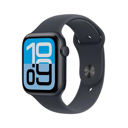 Apple Watch SE 3(GPSモデル)- 44mmミッドナイトアルミニウムケースとミッドナイトスポーツバンド - S/M