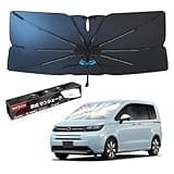 【メーカー直営】【2026改良型】Mozan ホンダ 新型 フリード GT系 専用 傘型サンシェード フロントガラス シェード GT1/2/3/4/5/6/7/8型 3代目 2024年-現行 10本骨 ガラス繊維 360°回転可能 パラソル 傘式 傘柄が曲がる UVカット 日よけ 日差しカット 遮光 断熱 仮眠 駐車 車中泊 プライバシー保護 ワンタッチ収納 取付簡単 コンパクト 内装パーツ