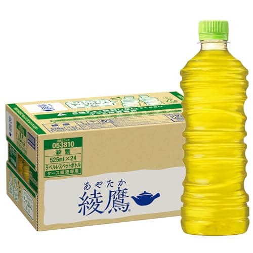 クリックルプラス楽天市場店 コカ・コーラ 綾鷹 ラベルレス 525ml PET×24本