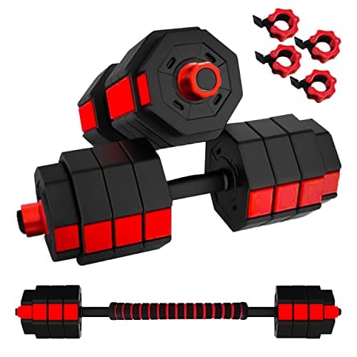 Wout バーベルにもなる ダンベル ポリエチレン 20kg ２個セット