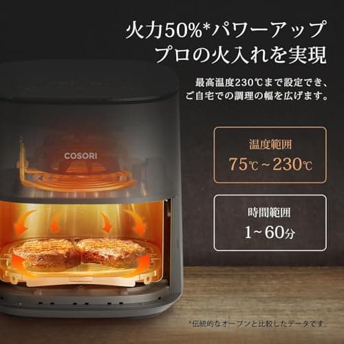 Cosori 4.7L Non-Fryer CAF-L501-KJP Gray Air Fryer 4