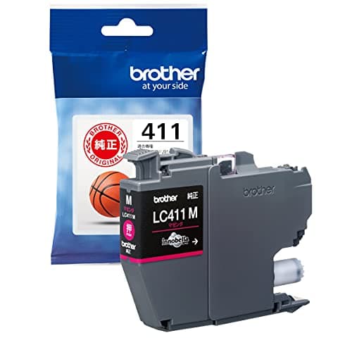 Brother Industries インクカートリッジ マゼンタ LC411M ピンク 小