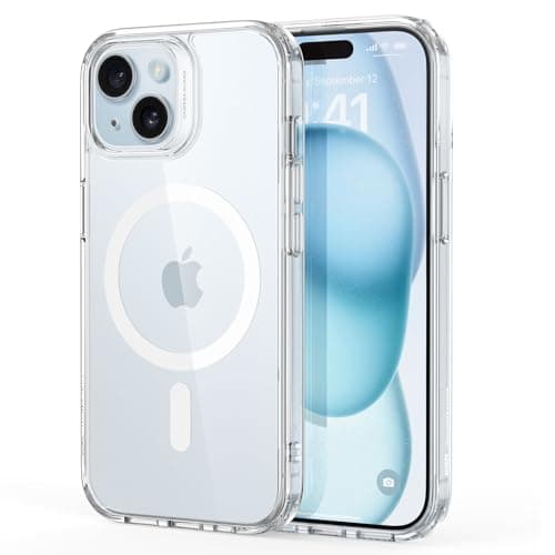 ESR for iPhone 15 ケース MagSafe対応 米軍MIL規格の保護 耐黄変 傷に強い背面 iPhone 15用 磁気スマホケー