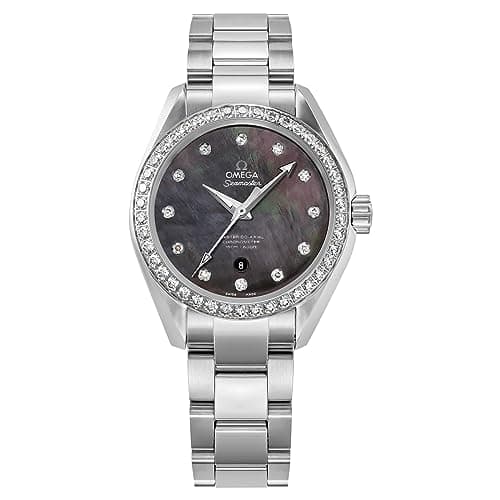 [オメガ] OMEGA 腕時計 シーマスターアクアテラ グレ-パール文字盤 コーアクシャル自動巻き シースルーケースバック、クロノメーター 231.15.34.20.57.001 レディース シルバー