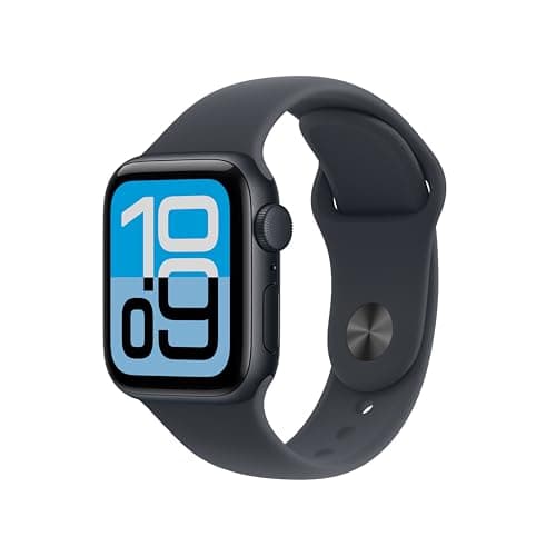 Apple Watch SE 3(GPSモデル)- 40mmミッドナイトアルミニウムケースとミッドナイトスポーツバンド - M/L