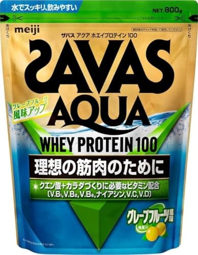 ZAVAS アクアホエイプロテイン100 グレープフルーツ風味［WPI］ 800g 明治