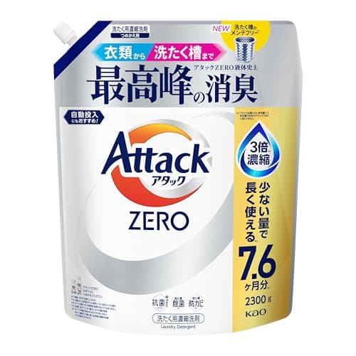 Attack Large Capacity Attack ZERO Deodorizing Refill 2300g