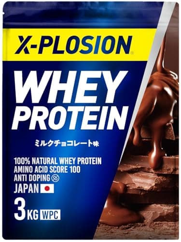 エクスプロージョン WPC 3kg ミルクチョコレート味 100%ホエイプロテイン 大容量
