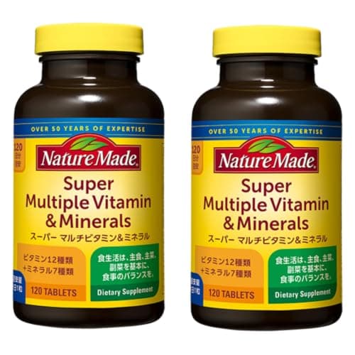 NatureMade Nature Made Super Multi-Vitamins & Minerals 120 Tablets x2