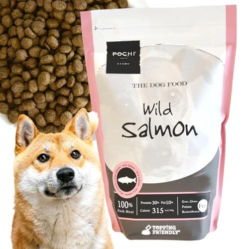 POCHI（ポチ） ザ・ドッグフード ベーシック ワイルドサーモン 1kg 犬 ドライフード 小粒 グレインフリー グルテンフリー 低脂肪 低カロリー 魚肉 鮭 全年齢【公式販売店舗】