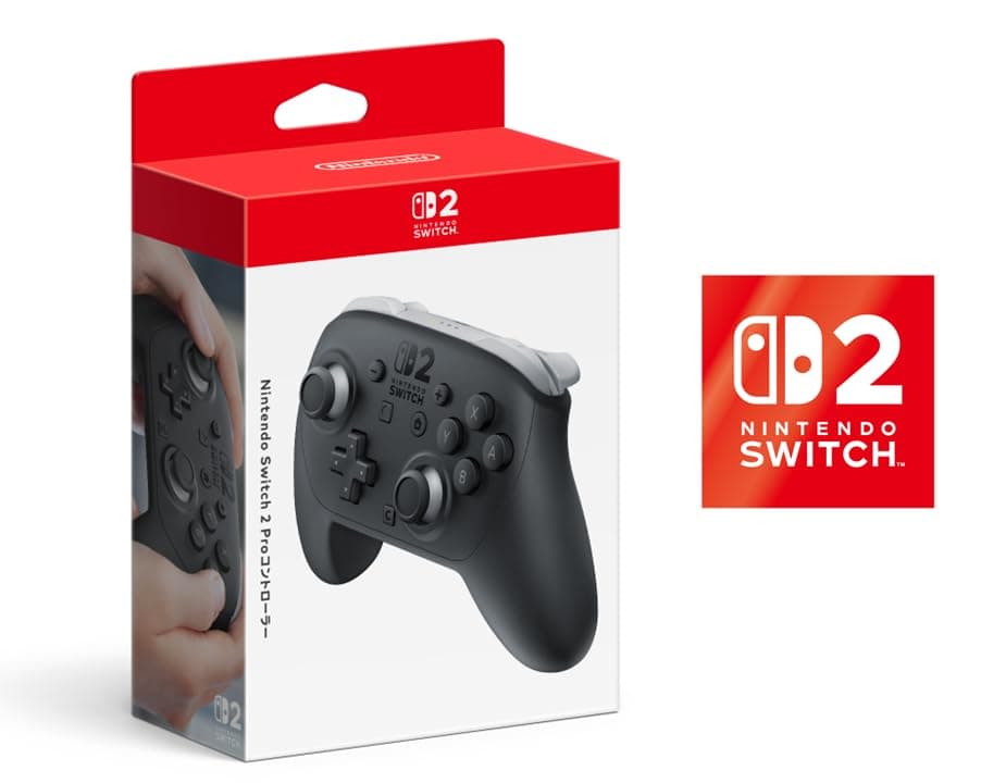 Nintendo Switch 2 Proコントローラー ロゴデザインステッカー同梱