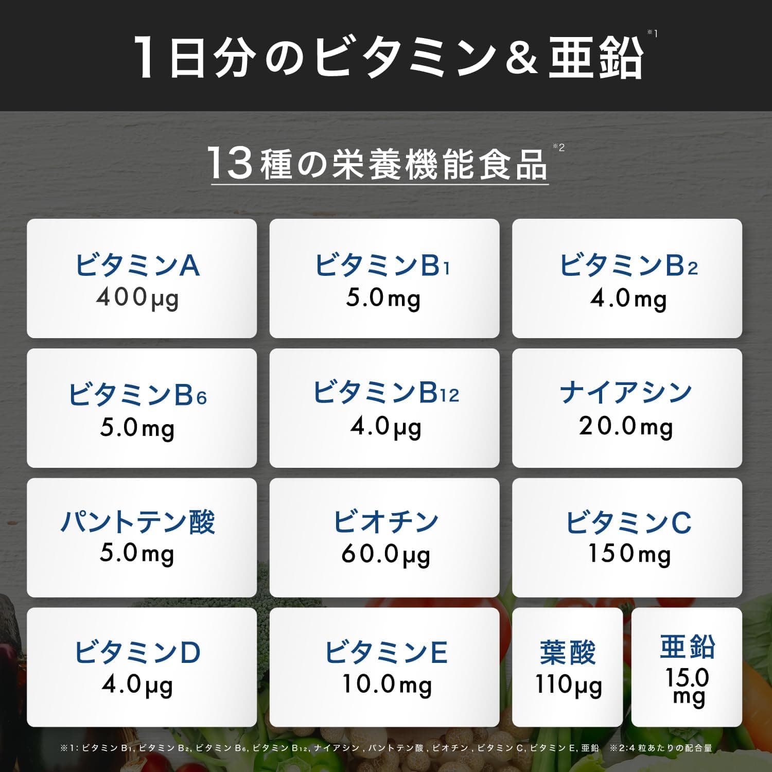 アンビーク メンズマルチビタミン 亜鉛 マカ 錠剤 ビタミン14種 クエン酸 アルギニン シトルリン 即効チャージ 持続型 栄養機能食品 ビオチン (通常サイズ×1袋) 5