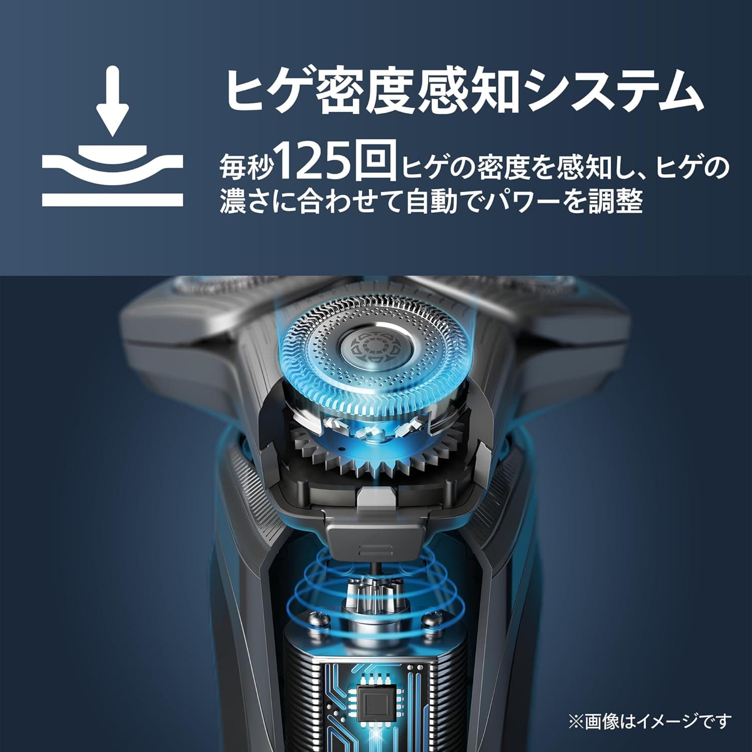【肌にやさしい】フィリップス 電動シェーバー 9000シリーズ 電動 髭剃り メンズ (72枚刃・回転式/SkinIQテクノロジー・お風呂剃り & 丸洗い可) S9696/31 ブラック 4