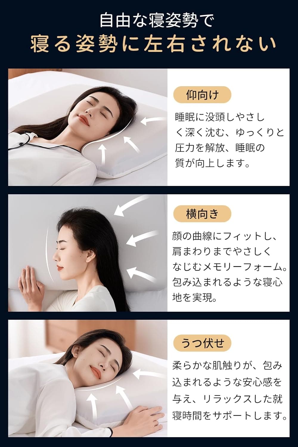 【最高級×5つ星ホテル仕様】 首元をやさしく支える ネックピロー 首枕 低反発 温度調節 仰向け・横向き・うつ伏せ 対応 深い眠りをサポート 父の日 母の日 プレゼント ギフト PCM冷感カバー付き (グレー, 低め(8.3CM）） 7
